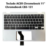 Teclado Acer Chromebook N15q10 Acer Cb3-131 Blanco Cb3 131, usado segunda mano  Chile 