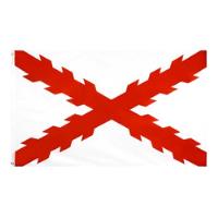 Bandera Del Imperio Español, Borgoña, 90 X 150. Jp segunda mano  Chile 