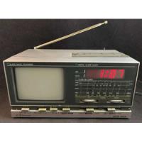 Mini Televisor Reloj Digital Y Despertador Emerson Antiguo, usado segunda mano  Chile 