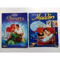 Usado, Album La Sirenita  - Aladdin - Salo - Panini- ( Reciclar ) segunda mano  Chile 