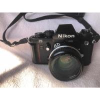 Cámara Nikon F3 Muy Buenas Condiciones Con Lente 50mm 1:1.8, usado segunda mano  Chile 