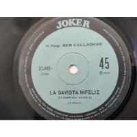Vinilo Single De Bob Callaghan   Tema Del Padrino -( B83 segunda mano  Chile 