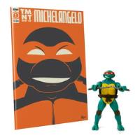 Michelangelo + Comic 100p Tmnt Bst Axn Tortugas Ninja, usado segunda mano  Chile 