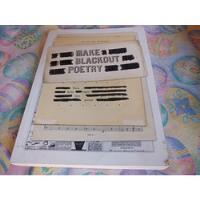Make Blackout Poetry (libro) segunda mano  Chile 