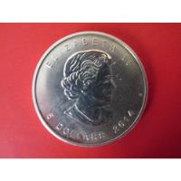 Moneda Canada 5 Dolares Reina Isabel Plata Año 2014 Unc segunda mano  Chile 