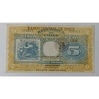 Usado, 5 Pesos Remarcado Banco Central De Chile Bb 331621 segunda mano  Chile 