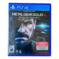 Metal Gear Solid V Ground Zeroes Ps4, usado segunda mano  Chile 