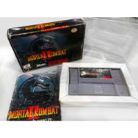 Mortal Kombat 2 Cib Snes + Protector, usado segunda mano  Chile 