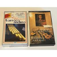 Set 2 Cassette Originales Barroco Andino, usado segunda mano  Chile 