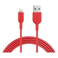 Cable Para iPhone Powerline Ii Lightning 0.9 M Rojo Anker segunda mano  Chile 
