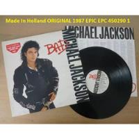 Vinilo Michael Jackson Bad Lp Europeo 1987 1ra Edicion segunda mano  Chile 