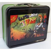 Lunchbox Earthworm Jim 2017 Metal Caja Metal Lonchera, usado segunda mano  Chile 