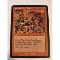 Carta Magic Goblin War Strike [scourge] Mtg Goblin Sorcery segunda mano  Chile 