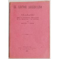 Silabario Enseñanza De Escritura I Lectura Manuel Ponce 1907, usado segunda mano  Chile 