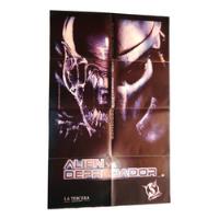Poster Afiche Gigante Alien Depredador 88x56 Cm, usado segunda mano  Chile 