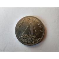 Moneda Bahamas 25 Cents 1998 Velero (x1202 segunda mano  Chile 