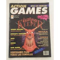 Revista Videojuegos: Action Games Año 6 #63. Dungeon Keeper segunda mano  Chile 