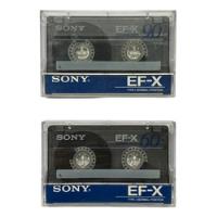 Pack 12 Cassettes Sony Ef-x (60 & 90 Minutos) segunda mano  Chile 