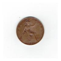 Usado, Moneda De Inglaterra, 1 Penny, 1921. Jp segunda mano  Chile 
