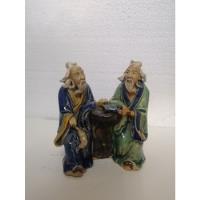 Estatua Figuras Chinas Antiguas Ming Vintage Cerámica , usado segunda mano  Chile 