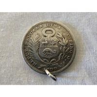 Moneda Medalla Perú 1 Dinero 1899 Plata.900(x1287 segunda mano  Chile 