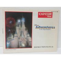 Usado, Manual Adventures In The Magic Kingdom 1990 Capcom Nes segunda mano  Chile 