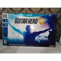 Nintendo Wii U Guitar Hero Live En Caja Perfecto Estado, usado segunda mano  Chile 