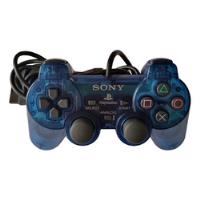 Control Joystick Sony Playstation Dualshock 2 Ocean Blue, usado segunda mano  Chile 