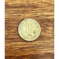 Moneda 10 Pesos Chile 1989 Ángel De La Libertad segunda mano  Chile 