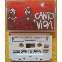 Casette Sol Y Lluvia Canto + Vida Original De Época, usado segunda mano  Chile 