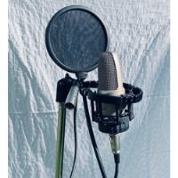 Microfono  Seminuevo Calidad Profesional Con Pedestal, usado segunda mano  Chile 
