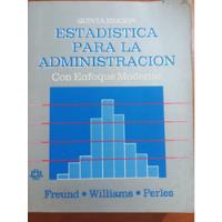 Usado, Estadística Para La Administración.con Enfoque Moderno. segunda mano  Chile 