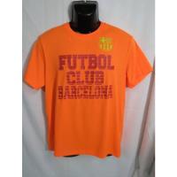 Usado, Camiseta Barcelona Fc Talla M Color Naranja Fluor Original segunda mano  Chile 