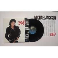 Vinilo Michael Jackson Lp Bad Edic. De Época 1987 Vg+ segunda mano  Chile 