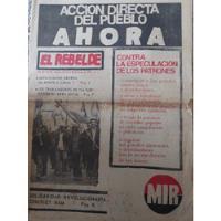 Usado, Periodico El Rebelde Semana Del 16 Al 22 De Enero De 1973 segunda mano  Chile 