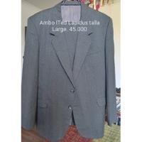 Traje/terno Ambo Ted Lapidus Suits, usado segunda mano  Chile 