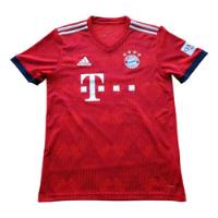 Usado, Camiseta Local, Bayern Munchen 2018-19, #11 James, adidas, S segunda mano  Chile 