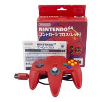 Control Rojo En Caja Para Nintendo 64 Original segunda mano  Chile 