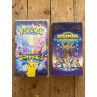 Pack Vhs Pokémon: La Película Y Digimon: La Película segunda mano  Chile 