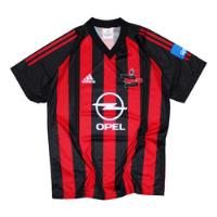 Usado, Camiseta Milan 2002, Talla 10, Niños, Escuela Fútbol segunda mano  Chile 