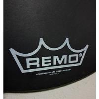 Parche Remo Powermax Black Suede Bass De 24 Pulgadas  segunda mano  Chile 