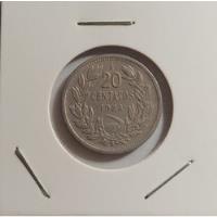 Moneda De 20 Centavos Año 1923 segunda mano  Chile 