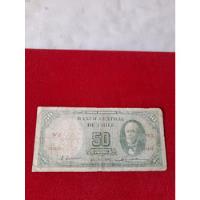 Antiguo Billete Chileno 50 Pesos Fechado 30 - Iv - 1947 segunda mano  Chile 