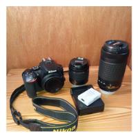  Nikon D5600+18-55mm+lente70-300mm  Conversable , usado segunda mano  Chile 