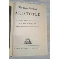 The Basic Works Of Aristotle. Firmado Humberto Maturana. segunda mano  Chile 