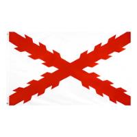 Bandera Imperio Español, Cruz De Borgoña, 60x90 Cm.  Jp segunda mano  Chile 