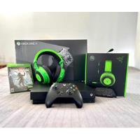 Xbox One X 1tb + Audífonos Gamer Razer Kraken Green + Juegos segunda mano  Chile 