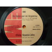 Vinilo Single De Oliva Newton John No Llores Por Mí Ar(v114 segunda mano  Chile 
