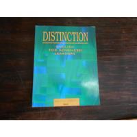 Distinction. English For Advanced Learners.       En Inglés. segunda mano  Chile 