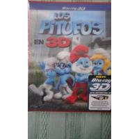 Los Pitufos En Blu Ray En 3d Nuevo Y Sellado, usado segunda mano  Chile 